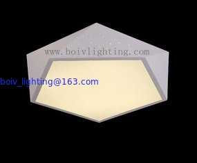 China LED Lamp LED Lighting Pendant Lightings And Handelier White Or Black Pentagon supplier