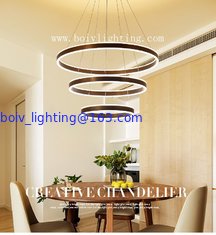 China Many  Round Simple Hanging Lamp Fof Pendant Llightings  White Or  Wood Color supplier