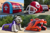 ootball helmet tunnel for sports football game/ Entrance Tunnel /inflatable mascot tunnel