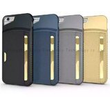mobile phone card holders case for iphone 6,PU+PC material,colors,anti-shock,various models