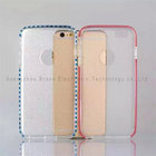 clear cell phone case,for iphone 6,transparent TPU material,anti-dust,fashion design,models