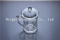 Clear Solid Glass Mug With Lid For Wholesale