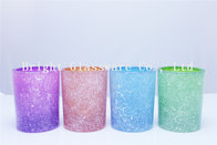 Frosted Glass Candle Holder