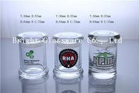 sparyed color glass jar with lid for wholesale
