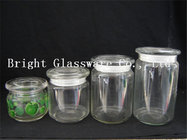 designer glass jars