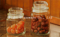 machine pressed glass storage jar wholesale