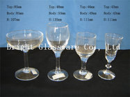 Beautiful romantic design cocktail goblet glass, wine goblet glass for wholesale