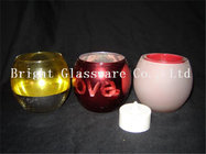 holiday decoration glass candle holder, Hurricane glass for wholesale