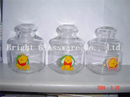 small storage containers, glass candy jar sale