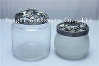 Different logo design glass jar metal lids sale