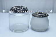 Top popular design glass jar metal lids sale