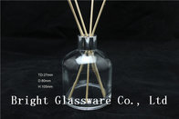 Glass Empty Reed Diffuser Bottle With Diffuser Rattan