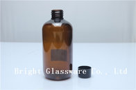 hot sale brown glass bottle with screw lid, glass bottle cheap