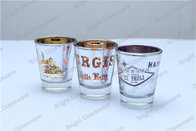 personalized plated color glass candle holder for decoration
