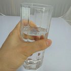 Hot sale extremely white glass clear tumbler glass drinking cup for wholesale