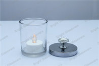 Latest Design candle jar with metal lid, candle container lid for decor
