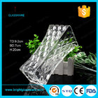 Clear Square Glass Flower Vase, Crystal Vase Decorations