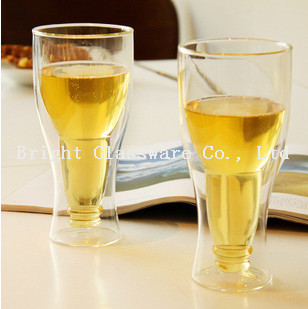 top popular double wall beer glass for wholesale
