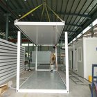 Focus on the project of temporary housing fast LCL packing box glass curtain wall fast LCL living container