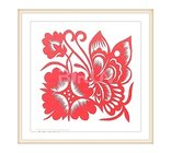 Chinese New Year Butterfly Wall Decorection cut Painting