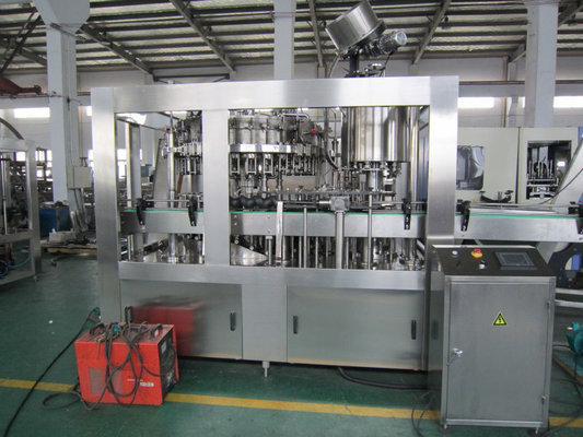 China Fully Automatic 3-in-1 carbonated drink filling production line/beverage filling machine/water filling plant supplier