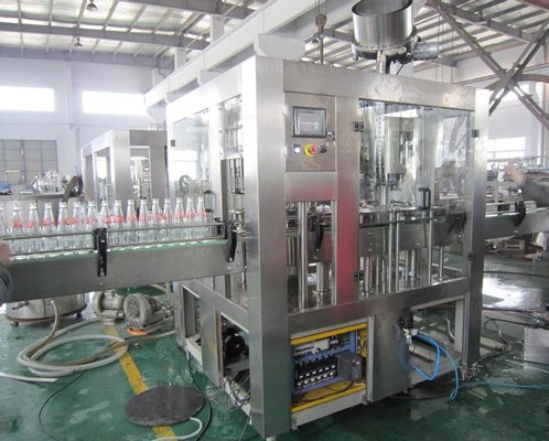 China Automatic Complete Monoblock liquid bottle juice filling machine with Capping and Labeling Fruit Juice supplier