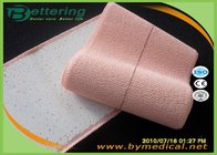 Light Brick Red Colour 100% Cotton Elastic Adhesive Bandage  Wrist Protection Fixation Tape with Feather Edge