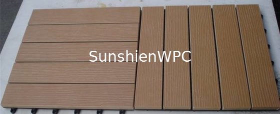 do it yourself WPC decking tile 300*300mm  for outdoor highly reliable as customer DIY