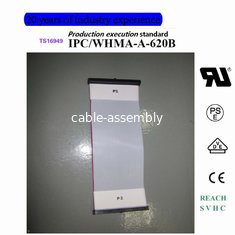 China FLAT CABLE PICH 1.27MM UL2651-28AWG-40P+IDC connector    Customized wire hanress supplier