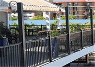 Residential commercial aluminum railing and balusters for decking and balcony