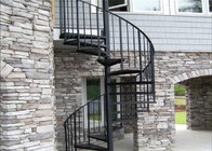 external metal spiral stair hot galvanized outdoor spiral staircases for tight spaces