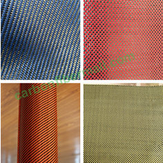 China COLORFUL GREEN PLAIN /TWILL CARBON KEVLAR HYBRID FABRICS/CARBON ARAMID FIBER CLOTH supplier
