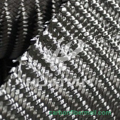 China twill carbonized cloth 280g/m2 satin 7x7 3k carbon fiber fabric/carbon fiber supplier