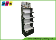 Food Floor Standing Cardboard Retail Display Stands With Five Trays FL193