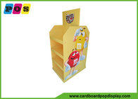 CMYK Full Color Cardboard Floor Displays Trade Show Stand For Candies PA018
