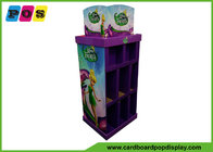 Purple Full Color Printing Cardboard Floor Displays FSDU For Fairy Toys Items FL203