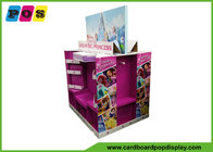 Point Of Sales Cardboard Display Shelves , Four Sided Corrugated Display Stand For Princess Dress PA043