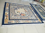 Good quality handmade carpet Modern Design Hand Tufted Blue Wool Area Rug, Home, Hotel, Bedroom Wool Rugs