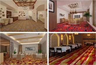 China Wilton carpet for restaurant luxury wall to wall carpet supplier