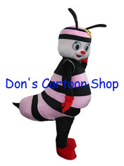 China Fur Pink Bee costume mascot,Orange Octopus theme party costumes,fancy dress mascot costume supplier
