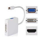 Mini DisplayPort Thunderbolt DP to DVI VGA HDMI Adapter cable For Mac Book, iMac, Mac Book