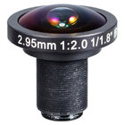 1/1.8" 2.95mm F2.0 5Megapixel 1080P M12/CS Mount 178degree Wide Angle Lens for IMX226
