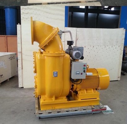 China Non Clog Sewage Centrifugal Self Priming Water Pump With 2 Wheels Trailer supplier