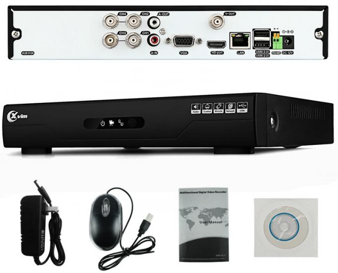 600TVL IR 4 Channel Full D1 CCTV DVR Video Surveillance System For Home