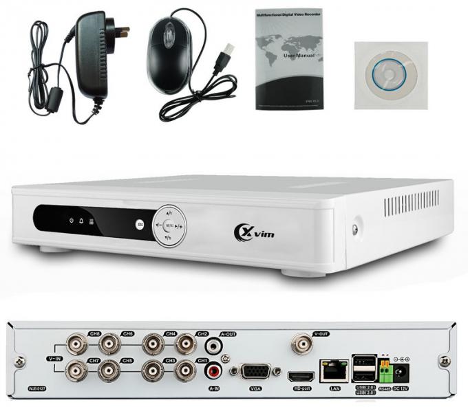 8 Channel Wireless Home CCTV Camera Kit / Surveillance DVR Kits With 700TVL IR-cut