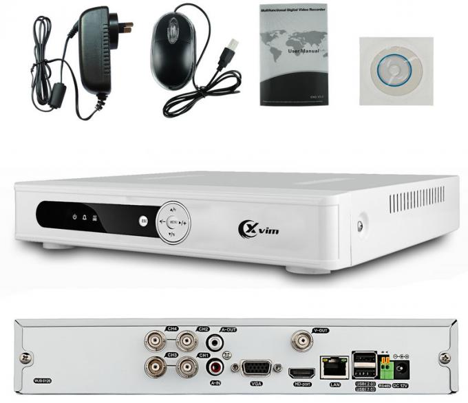 CMOS IR 4 Channel CCTV DVR Kit Wireless Outdoor Security Camera Systems For Home
