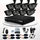 China Night Vision 8CH Full HD CCTV DVR Kit IR 800TVL for Home Camera Security System distributor