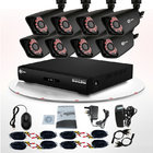 China Wireless Waterproof CCTV DVR Kit Linux Based , H.264 8ch CCTV Camera System distributor