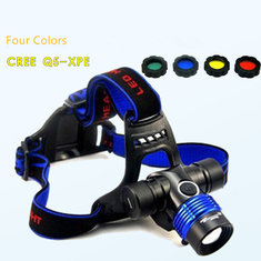 China 18650 Rechargeable Zoomable 3 Gears CREE Q5/ T6-L2 High Brightness Headlamp/Head Light supplier