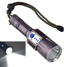 China USB Port Charging 5 Flash Modes CREE T6 Outdoor Camping Led Torch with Powerbank Function supplier